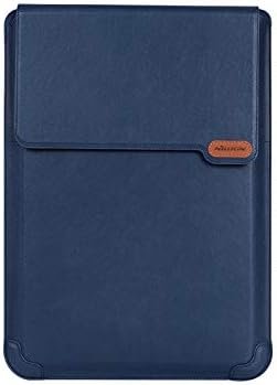 Nillkin Laptop Sleeve 15.6 inch (3-in1), MacBook Sleeve with Adjustable Stand & Mouse Pad, 2 Stand Modes, 15 inch Laptop Case, Slim MacBook Accessories for Samsung/Surface/Chromebook 13-15.6'', Blue
