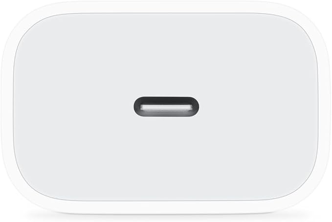 Apple 20W USB-C Compact Power Adapter: Fast and Convenient Charging, Type C Wall Charger