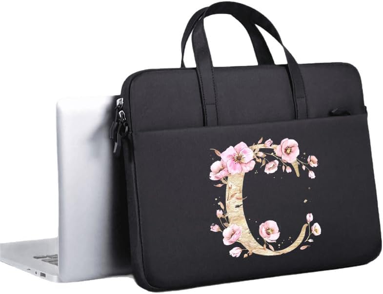 Computer Bag For Men & Women, With Initial Laptop Bag,14/15inches Messenger bag For Office、Business、Travel、School