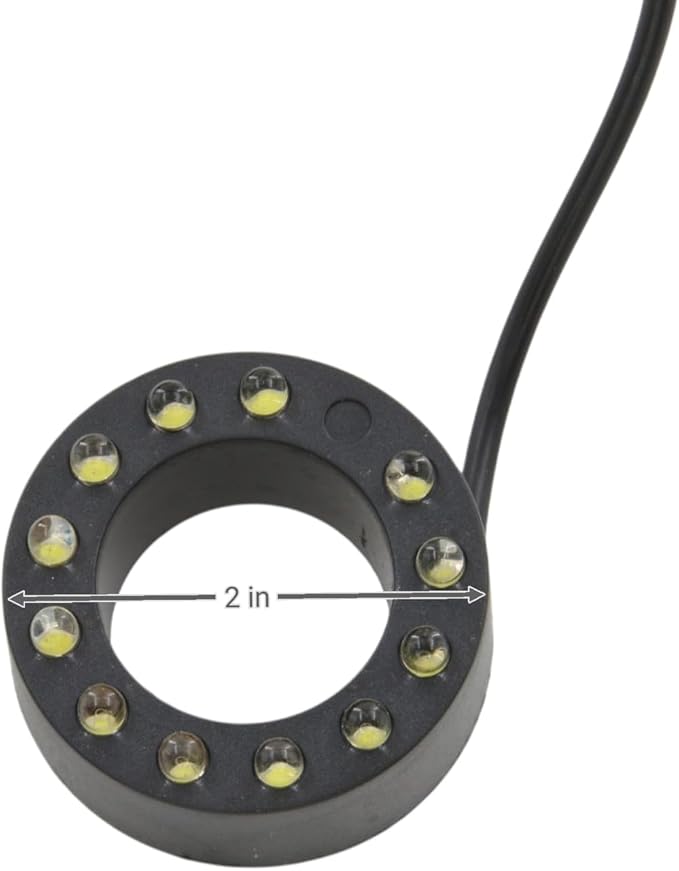 12-LED Cool White Submersible Fountain Ring