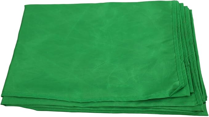 Chromakey Green Screen Backdrop, Photography Backdrop High Density Polyester Soft Light Wrinkle Background for Photo Studio Streaming Video Party Home Use (150 * 200CM)