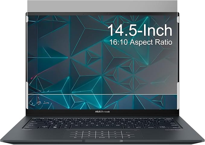 KEANBOLL Privacy Screen for Lenovo 14.5" 丨ASUS 14.5“丨Acer 14.5" 丨Dell 14.5" etc 14.5 inch 16:10 Aspect Removable Laptop Privacy Filter Shield