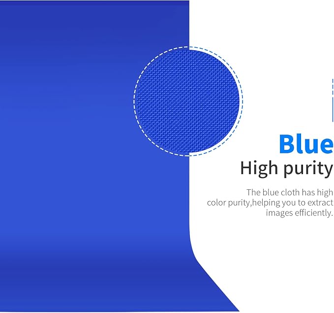 NEEWER 10 x 12FT / 3 x 3.6M PRO Photo Studio premium polyester Collapsible Backdrop Background for Photography, Video and Television (Backdrop Only) - Blue