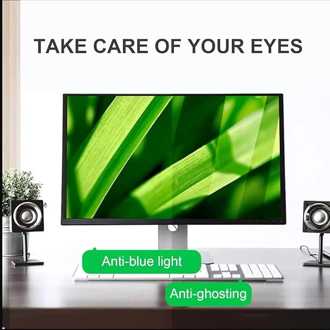 21.5 Inch Computer Privacy Screen for 16:9 Widescreen Monitor, Anti-Blue Light Monitor Privacy Screen Filter, Anti-UV Computer Shield