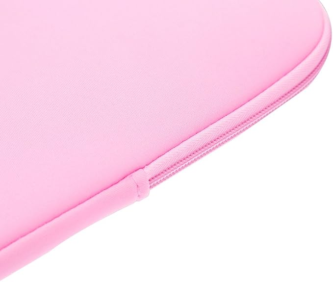 RAINYEAR 16 Inch Laptop Sleeve Protective Soft Case Bag with Accessories Pouch, Specially Compatible with 16" MacBook Pro M1 M2 M3 M4 M5 Pro/Max A3403 A3186 A3428 A3429 (Pink)