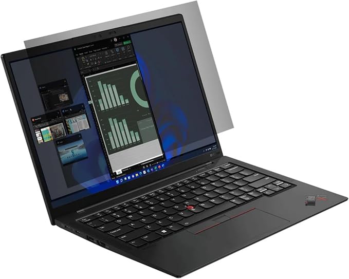 Targus 4Vu Privacy Screen for 14-Inch Widescreen Laptops (16:10) – Anti-Glare, Blue Light Reduction, DefenseGuard Protection (ASF14W0GL)