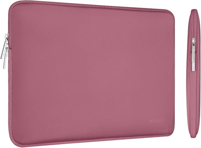 MOSISO Laptop Case 13 inch, 13 inch Laptop Sleeve Bag Compatible with MacBook Neo/Air M5 M4 M3 M2 M1 2026-2018 / Pro M2 M1 2026-2016, Neoprene Computer Sleeve Bag with Small Case, Dusty Rose
