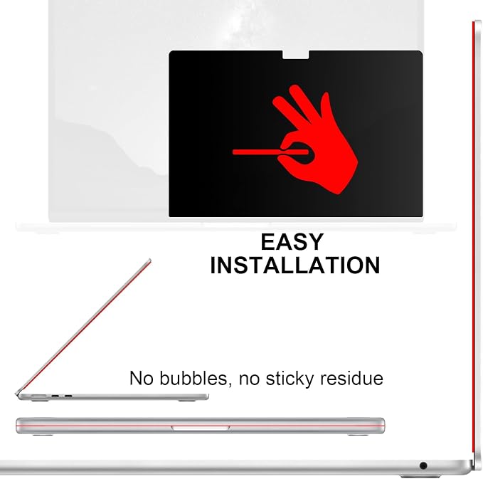 Privacy Screen for Apple 2026 MacBook Neo 13-inch Laptop, Removable Matte Anti Glare Blue Light Protector Private Security Filter for 13 inch Mac Laptop Computer, 1-Pack