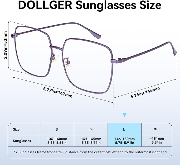 Dollger Blue Light Blocking Glasses women Anti Glare UV Filter Computer Gaming Glasses Retro matal square Eyeglasses Frame