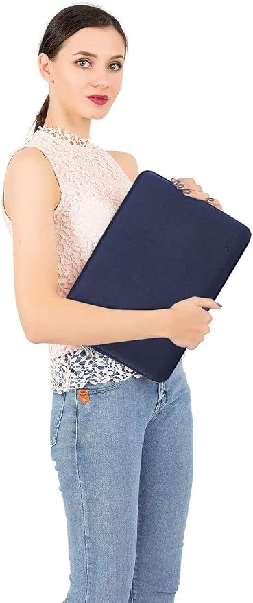 MOSISO Laptop Case 13 inch, 13 inch Laptop Sleeve Bag Compatible with MacBook Neo/Air M5 M4 M3 M2 M1 2026-2018 / Pro M2 M1 2026-2016, Neoprene Computer Sleeve Bag with Small Case, Navy Blue