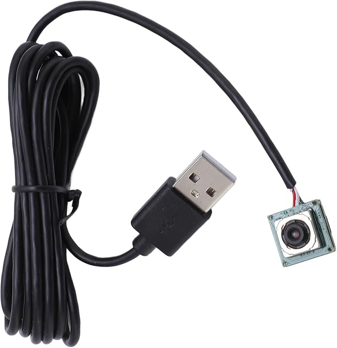 12MP USB Camera Module, 4K Mini UVC USB2.0 Video Webcam Board Built in Microphone, 90 Degree Lens, Auto Focus, 4 Way Connection