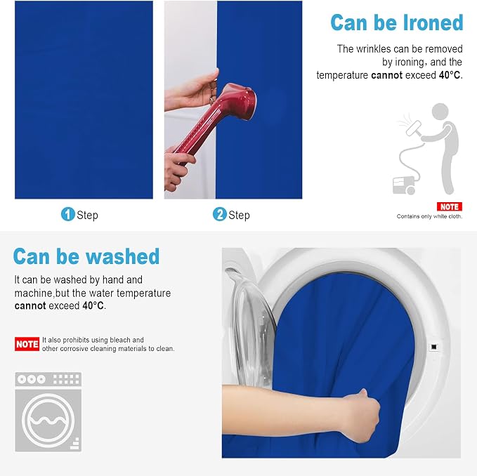 Royal Blue Backdrop for Photoshoot, Professional Photo Backdrop Background Curtain for Product Photography, Portraits, Wedding, Party, Live Streaming Video Recording 10X10 FT (Background Only)