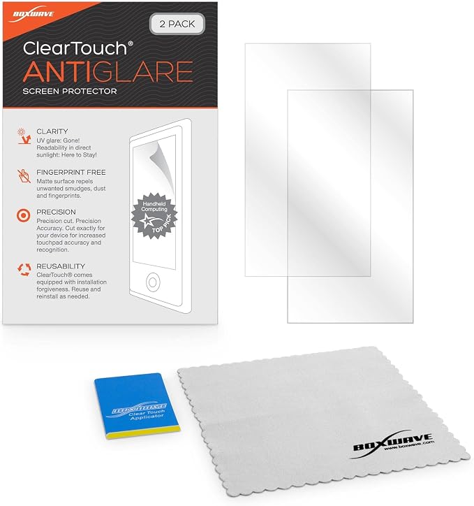 BoxWave Screen Protector Compatible with Dell 34 Curved Video Conferencing Monitor (C3422WE) - ClearTouch Anti-Glare (2-Pack), Anti-Fingerprint Matte Film Skin