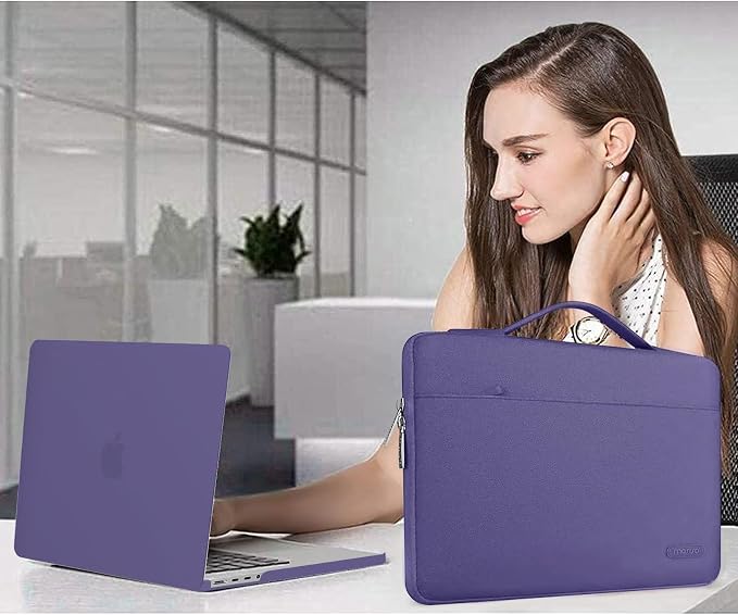 MOSISO Compatible with MacBook Pro 14 inch Case M5 2026 M4 M3 M2 M1 2025-2021 A3427 A3426 A3434 A3112 A3185 A3401 A2918 A2992 A2779 A2442,Case&Bag&Keyboard Skin&Webcam Cover&ScreenFilm,Imperial Purple