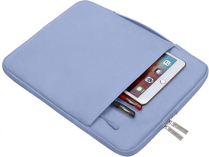 MOSISO Laptop Case 13 inch, Laptop Sleeve with Handle Compatible with MacBook Neo/Air/Pro 13 inch with A18/M5/M4/M3/M2/M1 Chip 2026-2016, Polyester Multifunctional Computer Bag, Pastel Blue