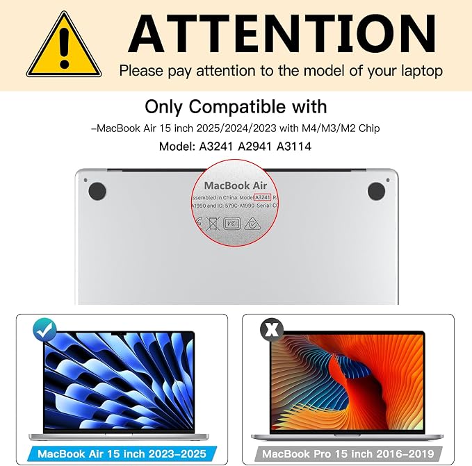 FILMEXT Magnetic Privacy Screen for Macbook Air 15 Inch (2025 2024 2023,M4 M3 M2 Chip) Model A3241 A2941 A3114, No Floating, Easy on and Off,