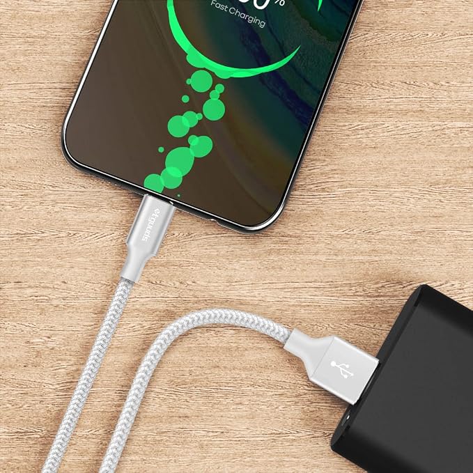 etguuds USB to USB C Cable 2ft, 2-Pack USB A to Type C Charger Cord Fast Charging for Samsung Galaxy A17 A16 A15 A26 A36 A56, S25 S24 S23 S22 S21 S20 S10 Note 20, for iPhone 17 16 15, Moto, White