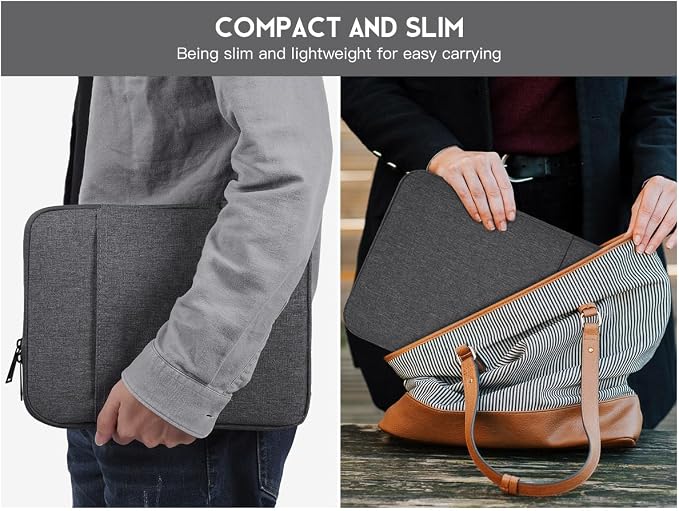 10 Inch Tablet Sleeve Case for Samsung Galaxy Tab A9+ Plus 11", 10.9 Tab S9 FE, Lenovo Tab M9 M10 P10 10.1, 11 in iPad Pro M5 M4, iPad Air M2 M3 M4, A16, iPad 10.9, 10.5 iPad Air w/Magic Keyboard