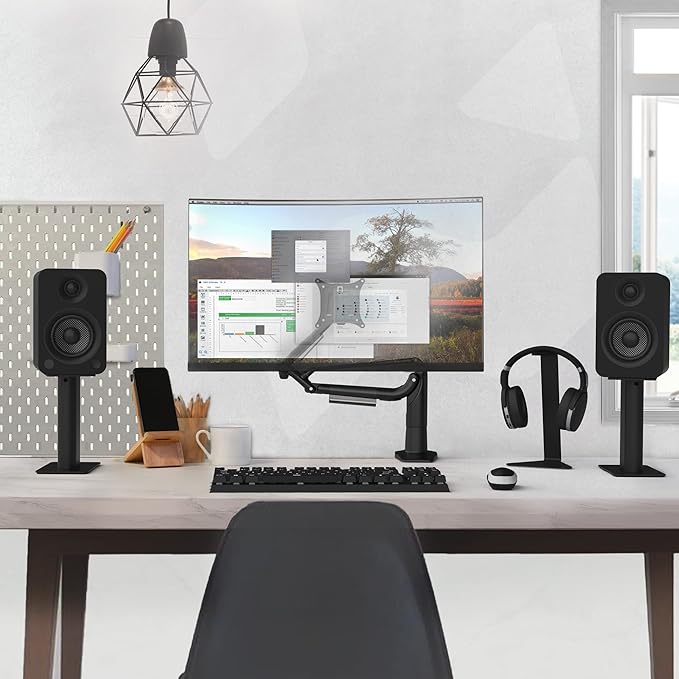 Kanto H1 Universal Headphone Stand - Black