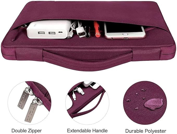 MOSISO Compatible with MacBook Air 15 inch Case M5 2026 M4 2025 M3 M2 2024 2023 A3448 A3241 A3114 A2941,Protective Hard Shell&Carrying Sleeve Bag&Keyboard Cover&Webcam Cover&ScreenFilm, Wine Red