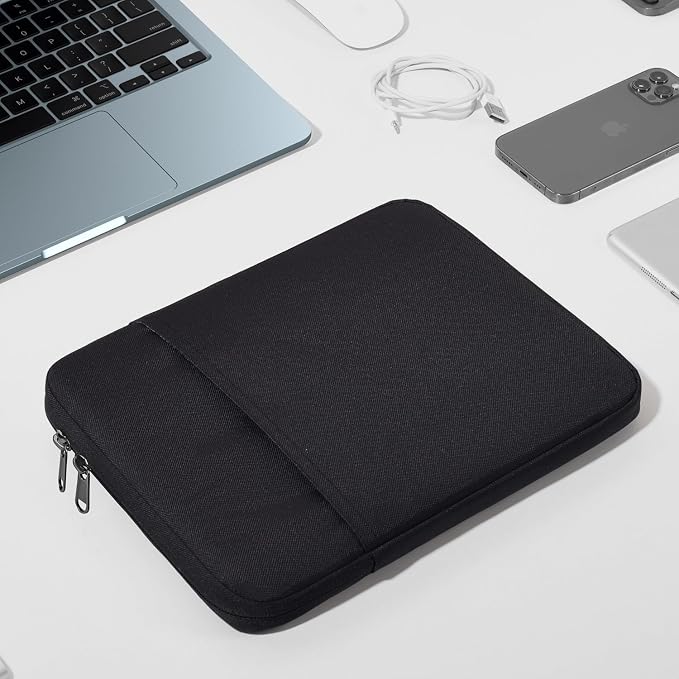 13 inch Laptop Sleeve Case for 2026 MacBook Air 13-inch M5 A3449/ 2025 M4 A3420/ M3 A3113 Water-Resistant Protective Travel Carrying Case with Accessory Pocket
