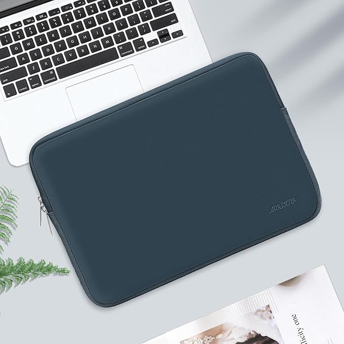 MOSISO Laptop Case 13 inch, 13 inch Laptop Sleeve Bag Compatible with MacBook Neo/Air M5 M4 M3 M2 M1 2026-2018 / Pro M2 M1 2026-2016, Neoprene Computer Sleeve Bag with Small Case, Haze Blue
