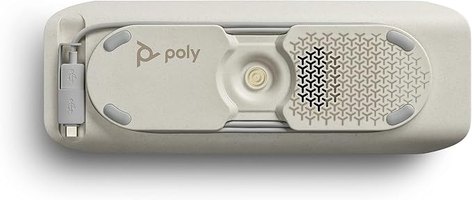 Poly - Sync 40+ Bluetooth Smart Speakerphone (Plantronics) - Flexible Work Spaces - Connect to PC/Mac via Included BT600 Dongle and Smartphones via Bluetooth - Works with Teams, Zoom & More