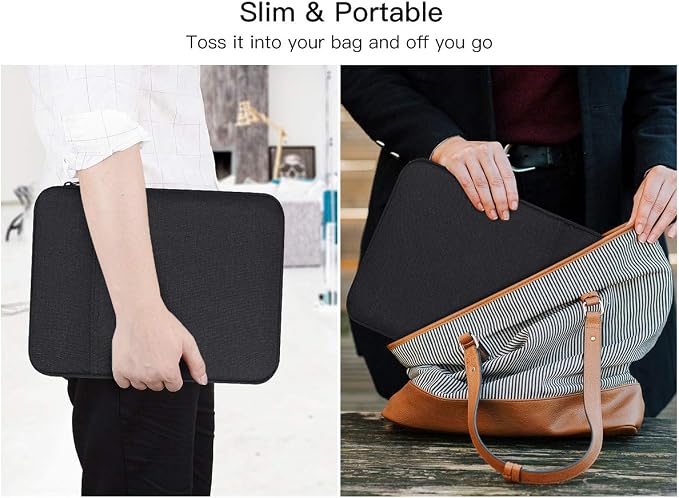 12.9-13 inch Tablet Sleeve Case for iPad Pro 13 inch M5 M4, 13" iPad Air M2 M3 M4, iPad Pro 12.9-in M2 M1(6th/5th) 2026-2024 w/Magic Keyboard, Shockproof Padded Protective Travel Accessories Bag