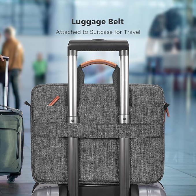 KIZUNA Laptop Case Bag 15.6 Inch Shoulder Water Resistant Handbag For 16" MacBook Pro M1 M2 M3/MacBook Air 15 M2/Lenovo IdeaPad Flex 5i/15 IdeaPad Gaming 3i/Legion Slim 5i Gen 8