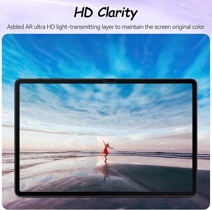 IPROKKO 2 Pack Anti Blue Light Screen Protector for Samsung Galaxy Tab S10 FE Plus(13.1 inch, 2025), Matte Anti Glare Harmful Light Filter Eye Protection Cover, Bubble Free Easy Install Compatible with S10 FE+