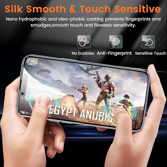 Lesakit 3+3 Pack Privacy Screen Protector for iPhone 16e 6.1-Inch with 3 Pack Camera Lens Protector, Anti Spy Tempered Glass Film 9H Hardness Bubble Free Case Friendly