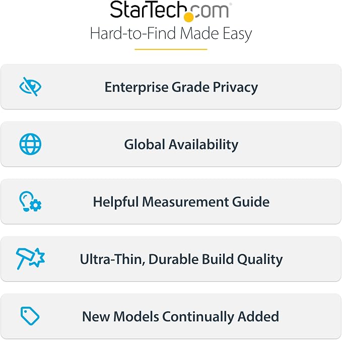 StarTech.com 16-inch 16:10 Flip-Up Privacy Screen with Touch, Laptop Security Shield, Anti-Glare Blue Light Filter