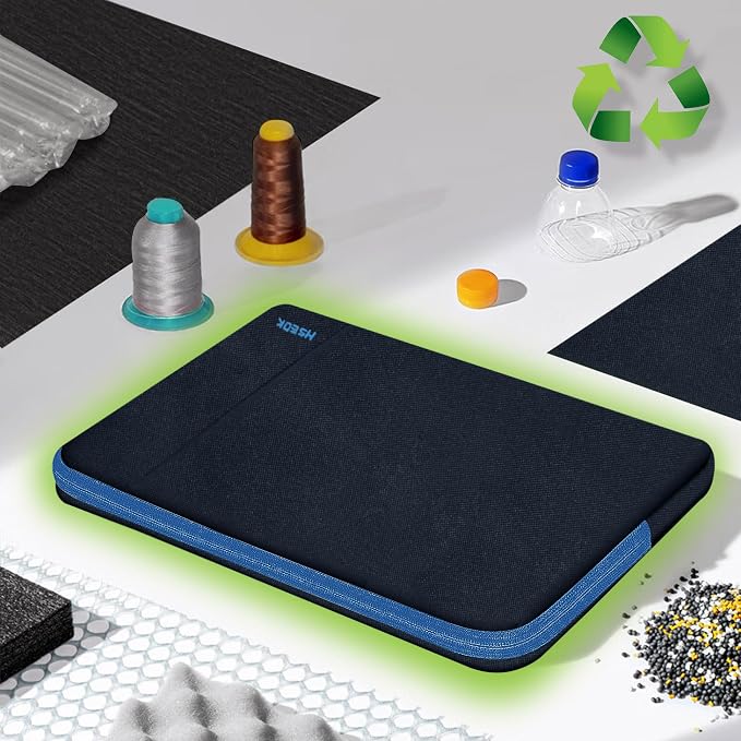 Hseok Laptop Sleeve 15.6 16 inch Case Compatible with MacBook Neo 16, MacBook Pro 16" M5/M4/M3/M2/M1, MacBook Air Pro 15", XPS 16, Most 15" 15.6" 16" Notebooks,Black&Blue