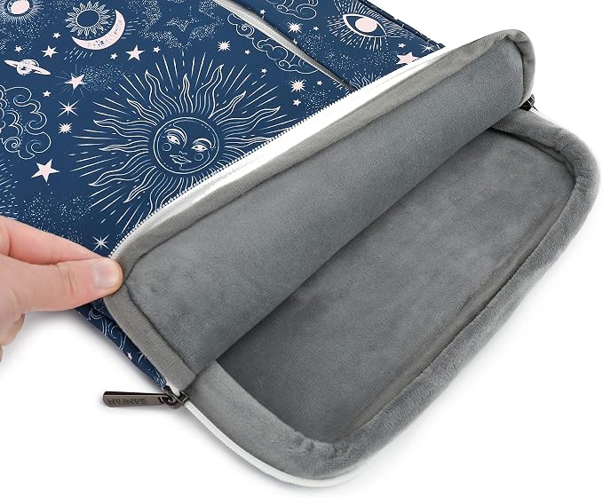 360° Protective Laptop Sleeve Case Bag with Handle and Luggage Strap for iPad 13 inch,MacBook Air 13" and 13.3 inch Screen Laptop