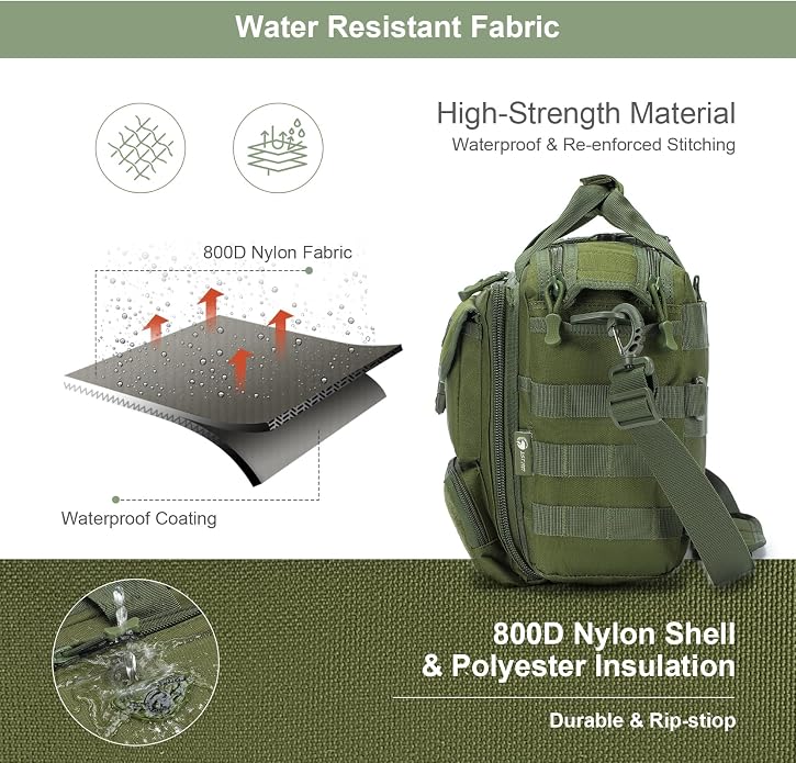 Stypos Tactical Messenger Bag,14inch/15.6inch/17.3inch Briefcase for Man Military Laptop Bag, Flight Work Bags for Pilots