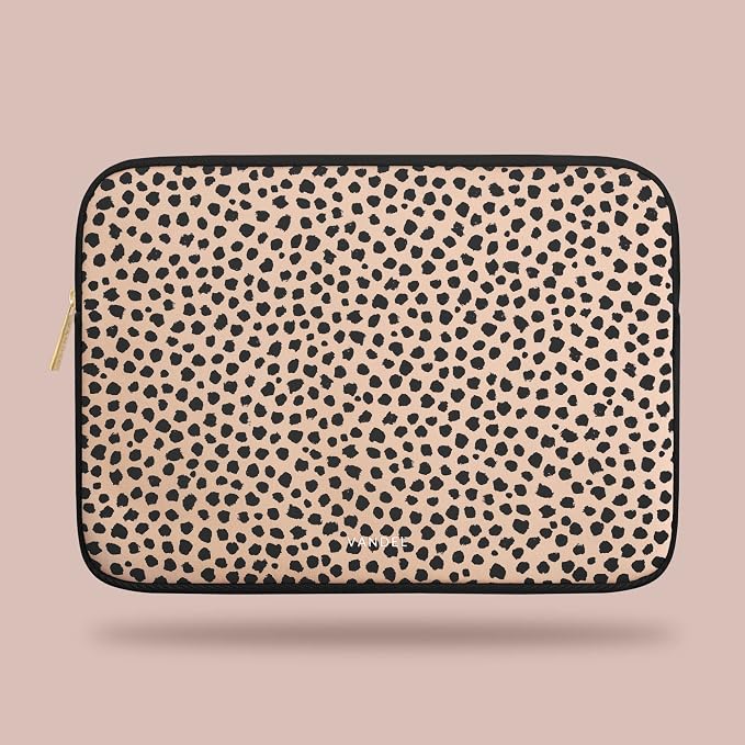 Vandel MacBook Air 13 inch Laptop Sleeve, Fits 13-13.3 inch Laptops: Neoprene MacBook Air & Pro Case, Chromebook, HP Soft Cover | Thin Computer Carrying Bag, Cheetah Mac (M1 & M2) Pouch