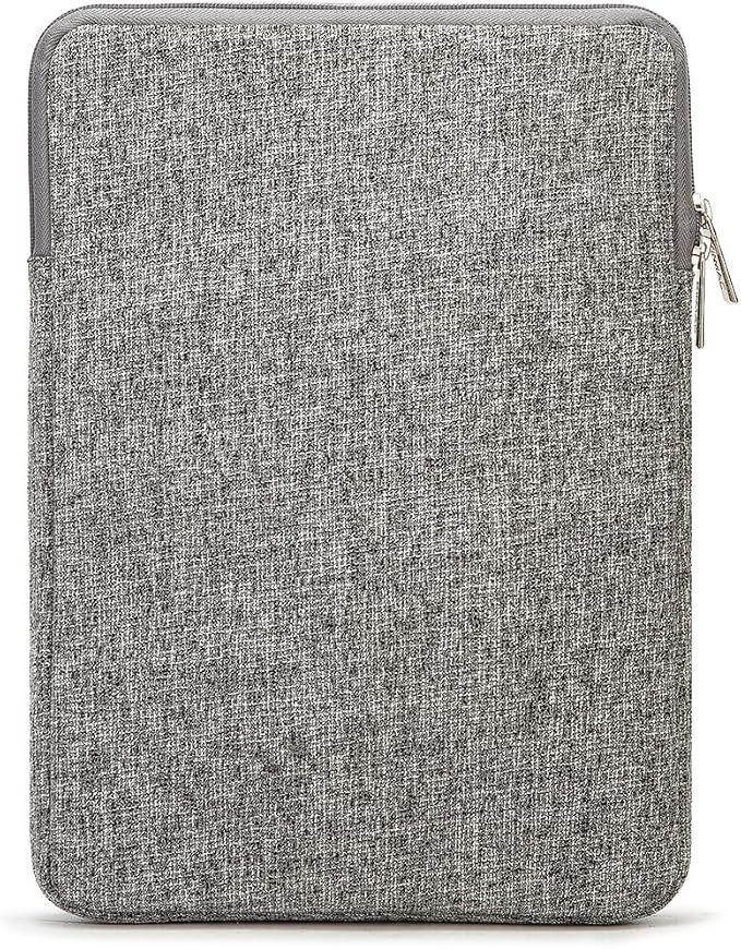 Kinmac 360° Protective Vertical Laptop Sleeve Case Cover Bag (Snow Grey, 15.6 inch-16 inch)
