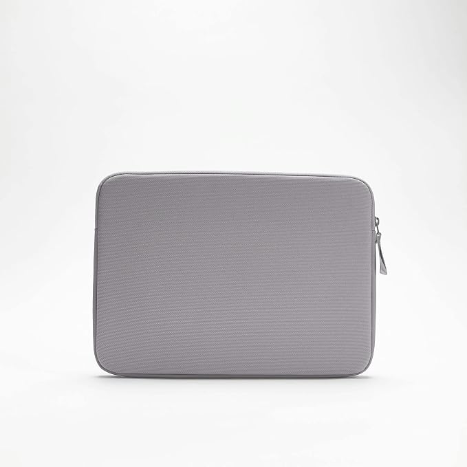 Incase A.R.C. Laptop Sleeve 14 Inch – MacBook Case with Faux Fur Lining, External Pocket – Fits MacBook Pro Air Lenovo Dell HP – Laptop Cover, Computer Case - Travel, Work, College - Grey