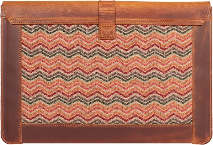 Londo Leather Sleeve Compatible with MacBook Pro 14 & Air 13-13.3 Inch (M5, M4, M3, M2, M1, Pro, Max) & iPad Pro 12.9, Premium Top Grain Leather Laptop Bag, 2020 to 2026 Models