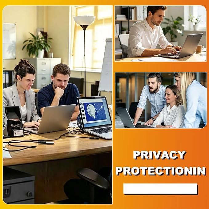 Privacy Screen Protector for MacBook Air 13.6 Inch (2022-2026, M2-M5) - Nano-Suction Removable Anti-Spy Filter, Blue Light Blocking, Ultra-Thin Design