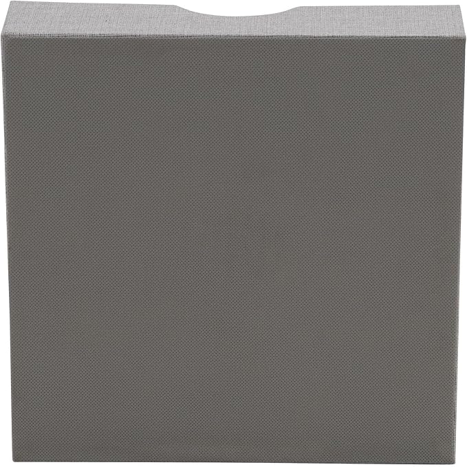 Household Essentials Grey 728-1 Deep 9 Section Drawer Organizer Box for Storage 12 in x 3.13