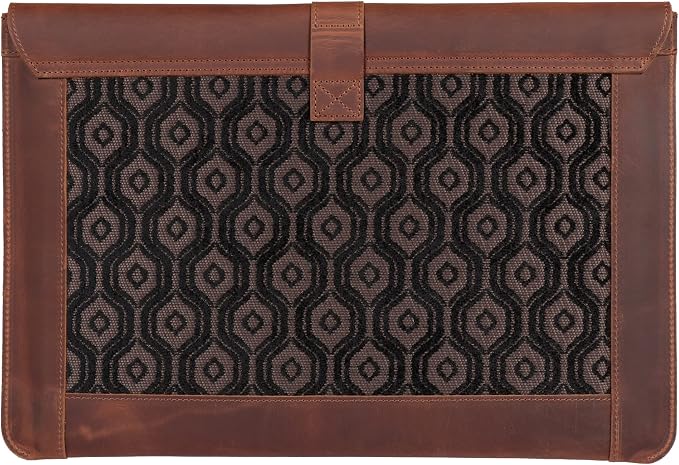Londo Leather Sleeve Compatible with MacBook Pro 14 & Air 13-13.3 Inch (M5, M4, M3, M2, M1, Pro, Max) & iPad Pro 12.9, Premium Top Grain Leather Laptop Bag, 2020 to 2026 Models