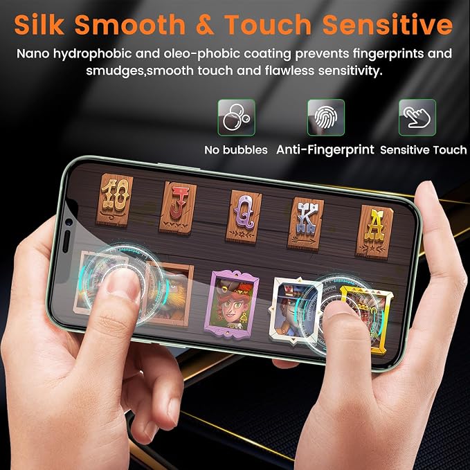 Lesakit 3+3 Pack Privacy Screen Protector for iPhone 12 6.1-Inch with 3 Pack Camera Lens Protector, Anti Spy Tempered Glass Film 9H Hardness Bubble Free Case Friendly