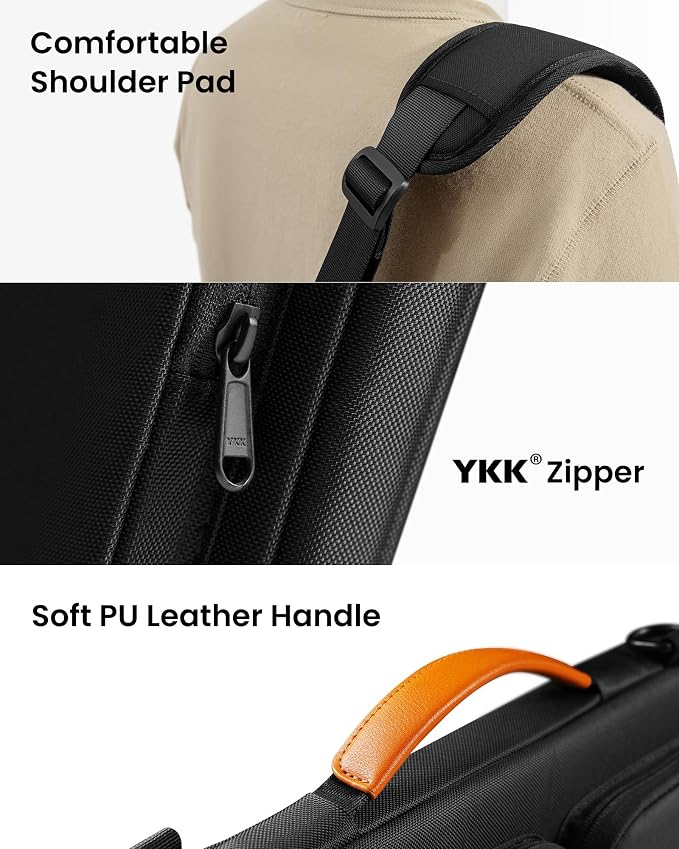 tomtoc 360 Protective Laptop Shoulder Bag for 15 Inch New 2026 MacBook Air M5/A3448, M4/A3241, M3/A3114, M2/A2941, 15 Inch Microsoft Surface Laptop 7/6, Water-Resistant Accessory Case
