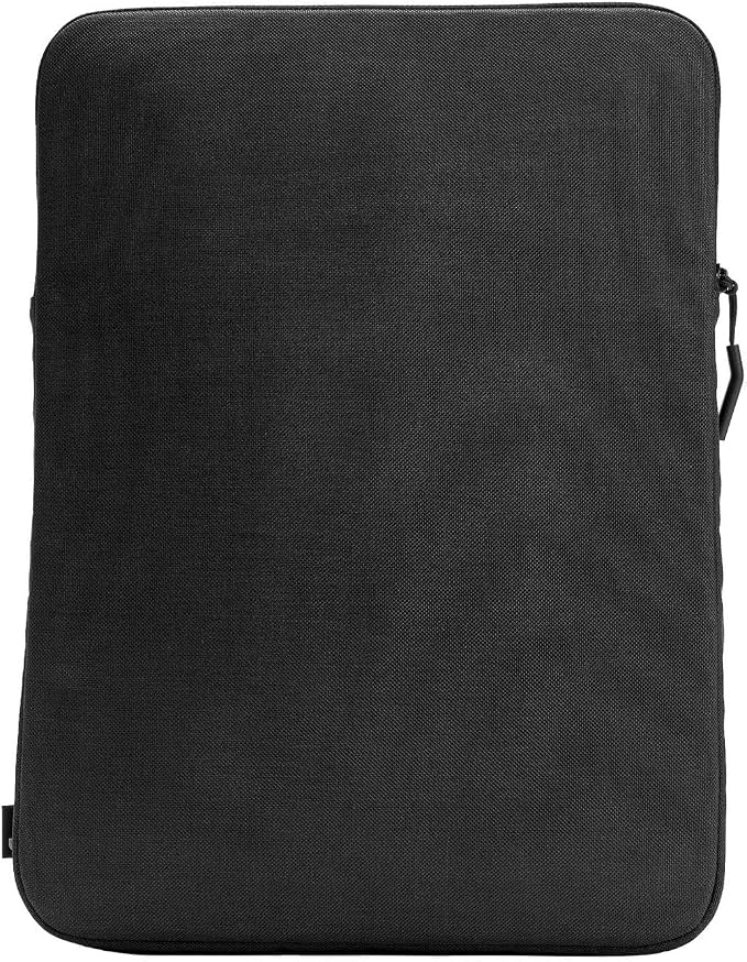 Incase Crosstown Sleeve with Woolenex - 16 Inch Laptop/MacBook Sleeve – Vertical Orientation, Cushioned Protection, Durable Construction, External Slip Pocket - Black