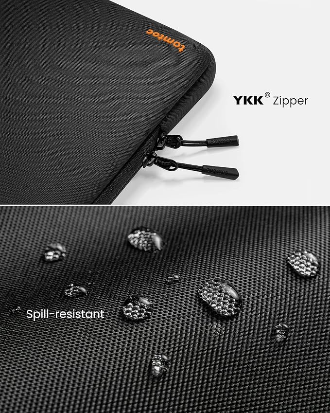 tomtoc 360° Protective Tablet Sleeve for 2026 iPad Air 11-inch (M4/M3/M2), iPad Pro 11-inch (M5/M4/4th/3rd/2nd/1st Gen) with Magic Keyboard/Smart Keyboard Folio, 11" iPad Water-Resistant Tablet Case