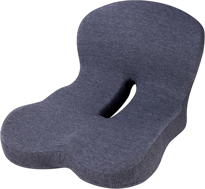 ZUAMEGUMemory Foam Car Seat Cushion – Ergonomic Driver Cushion for Sciatica & Tailbone Pain, Breathable Non-Slip Car Seat Pad for Car, Office Chair, Wheelchair