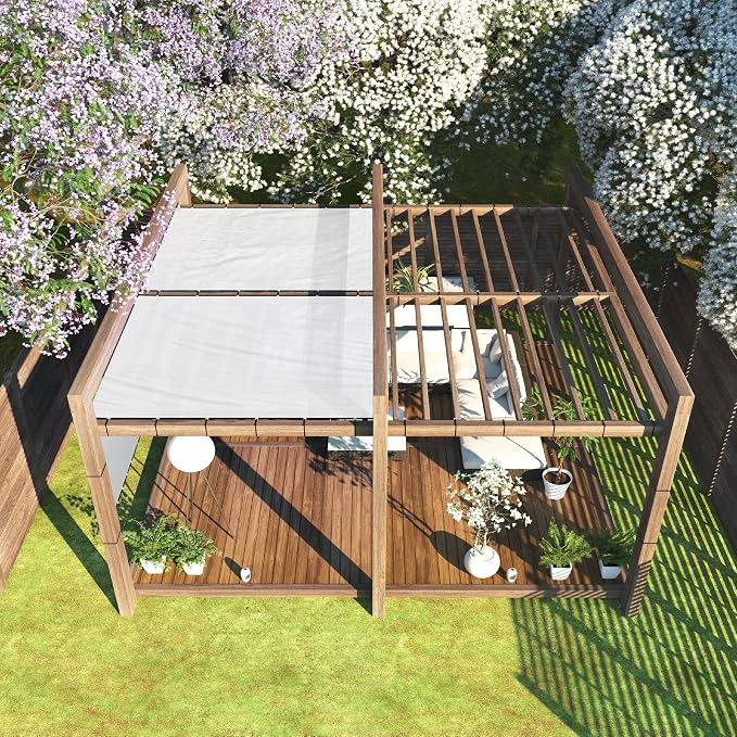 ColourTree Customized Size Fence Screen Privacy Screen White 4' x 137' - Commercial Grade 170 GSM - Heavy Duty - 3 Years Warranty - Cable Zip Ties Included