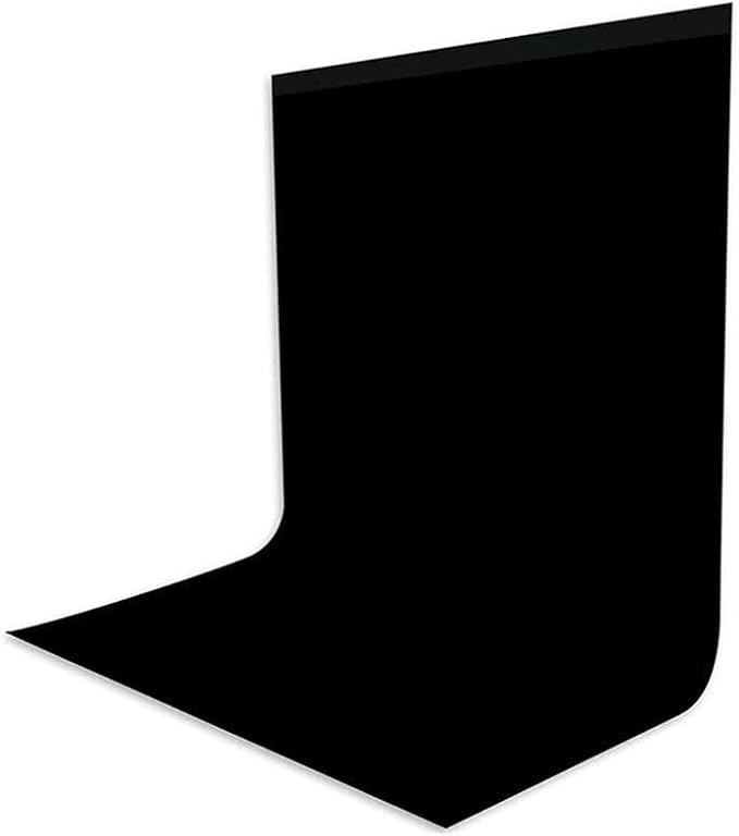 Black Backdrop 10 X 20 Ft, Solid Black Photo Backdrop, High Density Polyester Fabric Pure Black Backdrop Curtain Screen, Collapsible Seamless for Photoshoot Portraits Party Video Studio