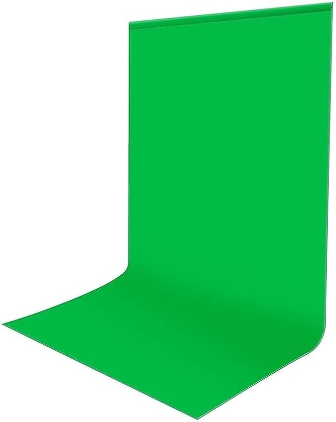 6x9 ft Greenscreen Background, Premium Collapsible Small Green Screen Backdrop Cloth Pantalla Verde Fabric Portable Content Creator Background Screen for Streaming Studio Video Photo Booth Photoshoot
